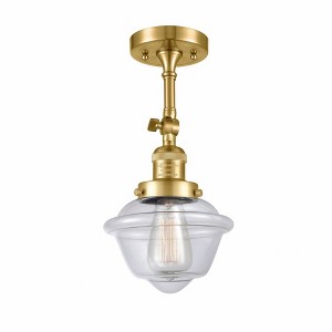 Oxford - 1 Light Semi-Flush Mount In Traditional Style-12.5 Inches Tall and 7.5 Inches Wide - 1 of 1