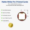 Avery Round Cards, 2" Diameter, Gold-Red-Green Plaid, Matte, 120ct - 2 of 4