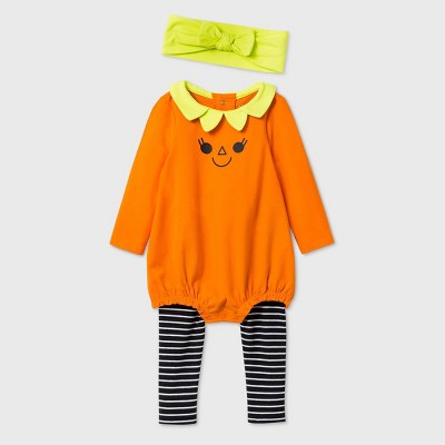 pumpkin outfit for baby girl