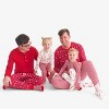 Primary Kids Organic Long Sleeve Pj Top In Candy Canes - 3 of 3