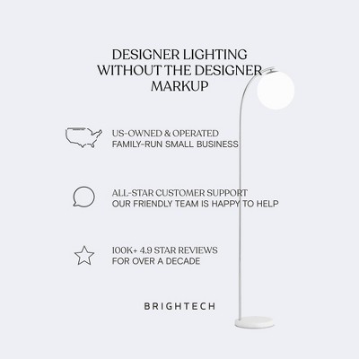 Brightech Black Adjustable Pharmacy LED Desk Lamp
