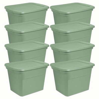 Sterilite Latch & Carry 18 Gallon Plastic Stacking Storage Tote w/ Lid, 18  Pack, 1 Piece - Kroger