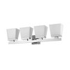 Astor 4-Bulb Glass Vanity Light Fixture - Modern Design for Bathroom, Dimmable, Damp Rated - 3 of 4