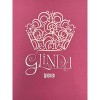 Wicked Glinda Crown Girl’s Pink Crew Neck Short Sleeve Oversized Drop Shoulder Tee - 2 of 2
