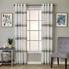 SKL Home By Saturday Knight Ltd Slate Stripe Window Curtain Panel Pair - 2-Pack - White - 3 of 4