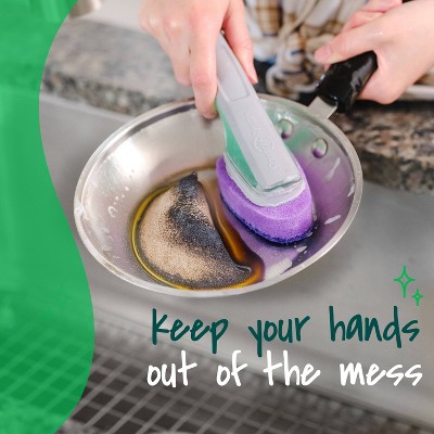 Scotch-Brite Odor Resist Non-Scratch Dishwand Refills - 3ct: Foam Material, Multipurpose Use, Unscented
