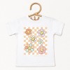 The Juniper Shop SmileyWorld Checkered Floral Distressed Toddler Short Sleeve Tee - 2 of 4