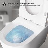 Wall-Mounted Toilet, Space-Saving Ceramic Design, Modern Style, Soft-Close PP Lid, Compact Bathroom Fixture, Easy Installation - 4 of 4