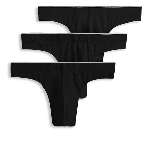 Jockey Men's Casual Cotton Stretch Thong - 3 Pack : Target