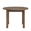 Round Dining Table for 4, Farmhouse Kitchen Table, Wooden Circle Dinner Room Table - 4 of 4