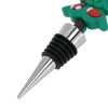 Unique Bargains Watermelon Stopper Aluminum Alloy TPE Green Red Black Silver Tone 1 Pc - 3 of 3