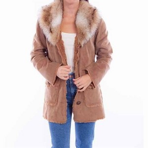 Women's Faux Fur Collar Jacket - Scully - 1 of 2