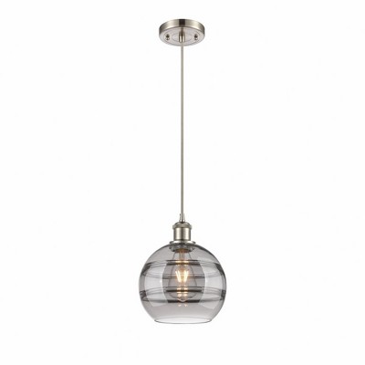 Rochester - 1 Light Cord Hung Mini Pendant In Industrial Style-9.88 Inches Tall and 8 Inches Wide