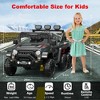 24V 6-Wheel Kids Ride On Car, 4WD Switchable Electric Vehicles, Remote Control, 3 Speeds, Bluetooth & LED Lights - 2 of 4