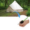 Unique Bargains Adjustable Tent Rope Hanger 1/8" 12.8ft Long 4 Pcs - 3 of 4