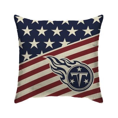 NFL Tennessee Titans Americana Decorative Throw Pillow