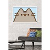 Trends International Pusheen - Blue Surprise Framed Wall Poster Prints - 2 of 4