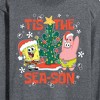 Men's - SpongeBob SquarePants - Tis The Season Long Sleeve Graphic T-Shirt - 2 of 4