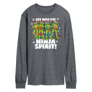 Men's - Teenage Mutant Ninja Turtles - Get Into The Ninja Spirit Long Sleeve Graphic T-Shirt - 1 of 4