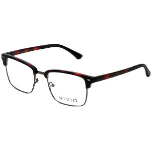 Vivid 257 Designer Reading Glasses in Black +1.00 - 1 of 4