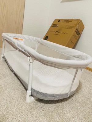 Baby Delight Snuggle Nest Portable Infant Bassinet Driftwood Gray Target