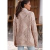 Women's Diamond Openwork Knit Cardigan - LASCANA - 3 of 4