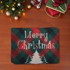Unique Bargains Christmas Place Mats Linen Red Green 13"x17.7" 2 Pcs - 2 of 4