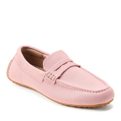 Женские туфли Dearfoams Women's Hazel Sport Knit Driving Loafer - Mauve Frost Size 8