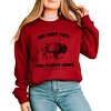 Simply Sage Market Yellowstone Fluffy Cows Sweatshirt - 2 of 4