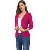 Clearlove Women's 3/4 Sleeve Button Down Sweater Cardigan - 2 of 4