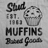 Youth Stud Muffins Baked Goods T Shirt Funny Bakery Joke Tee For Kids - Crazy Dog Youth T Shirt - 2 of 4