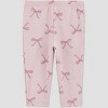 Carter's Just One You® Baby Girls' 2pk Ruffle Pants - Burgundy - 3 of 4