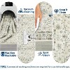 Coucheta Vintage Washable Runner Rug , Non-Slip Floral Carpet for Entryway & Hallway, Low Pile Oriental Prin(Multiple Sizes and Colors) - 4 of 4