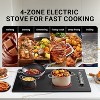 30 Inch Max. 7000W Cooktop with 4 Burners, 9 Heating Level Burner, Hot Surface Indicator, Knob Control, Ceramic Cook Stove with ETL Safety Certified - 2 of 4