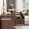 homfan Farmhouse 6-Drawer Dresser w/ Metal Handles - Rustic Wood Storage Dresser for Bedroom, Living Room - 4 of 4