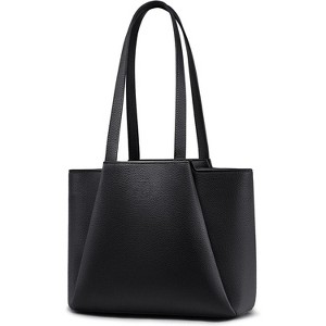 Vintage-Style Top Handle Shoulder Bag,Faux Leather Small Purse for Women with Zipper - 1 of 4