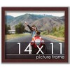 PosterPalooza | Photo Size Classic Modern Brown Frame - UV Acrylic, Foam Board Backing, Hanging Hardware - 3 of 4