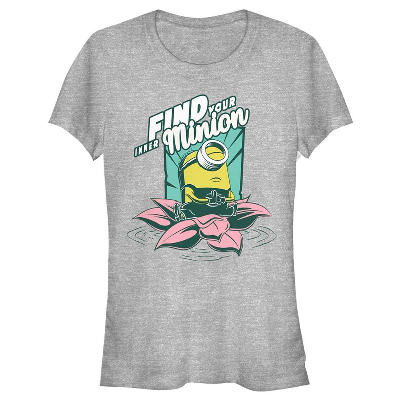 Juniors Womens Minions: The Rise of Gru Stuart Find Your Inner Minion T-Shirt, 1 of 5