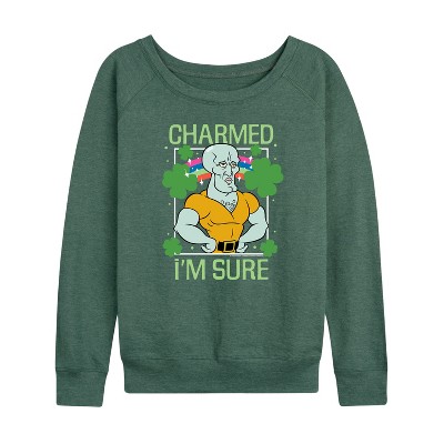 Women's - SpongeBob Squarepants - Charmed Im Sure Lightweight French Terry Slouchy