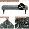 Unique Bargains Stretch Anti-Dust Protecting Washable Dining Chair Slipcovers for 42" - 54" Bench - 3 of 4