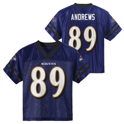 Nfl Baltimore Ravens Toddler Boys' Short Sleeve Andrews Jersey - 2t : Target