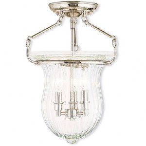Livex Lighting Andover 3 - Light Semi-Flush Mount in  Bronze - 1 of 1