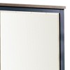 Royal Hampton 36 Inch Dresser Mirror, Blue Pinewood Frame, Dark Brown Top - 3 of 4