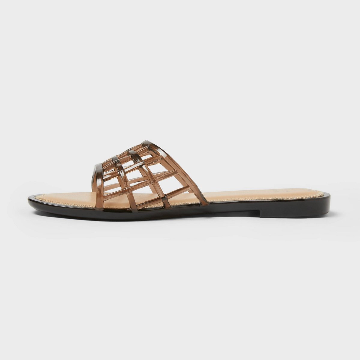Женские сандалии A New Day Women's Harbor Jelly Slide Sandals - A New Day™ Brown 8 — фото 2
