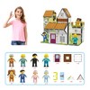 PICASSO-TILES 65 PC Family Home Themed, Magnetic Tiles, Building Blocks, STEM Toys for Kids 3+ - 4 of 4