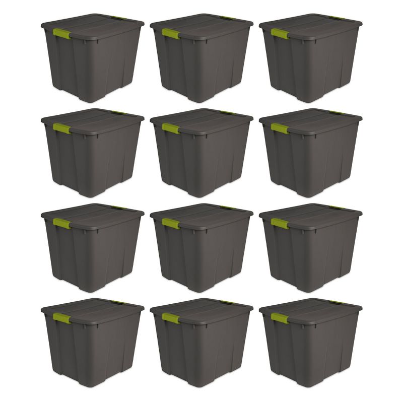 Sterilite Stackable Plastic Storage Tote Bin with Lid, 1 of 7