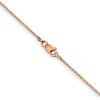 Black Bow Jewelry 1mm, 14k Rose Gold, Box Chain Necklace - 2 of 4