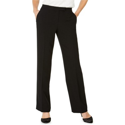 Kasper Womens Tab Waist Dress Pants, Black, 8P