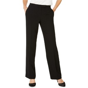 Kasper Womens Tab Waist Dress Pants, Black, 8P - 1 of 1