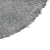 Northlight 36" Beige and Gray Plush Faux Fur Christmas Tree Skirt - 4 of 4